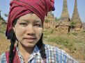 retrato chica lago inle myanmar birmania